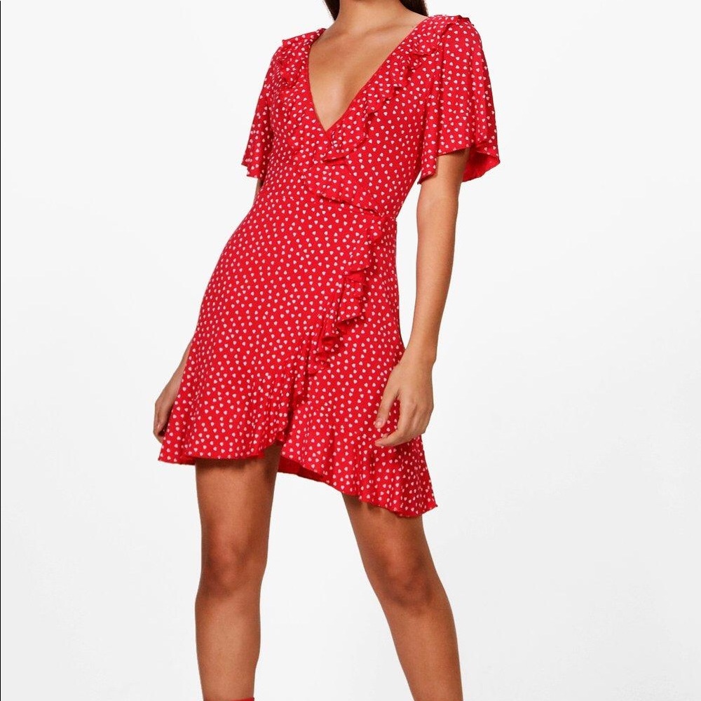 Ruffled Heart Dress